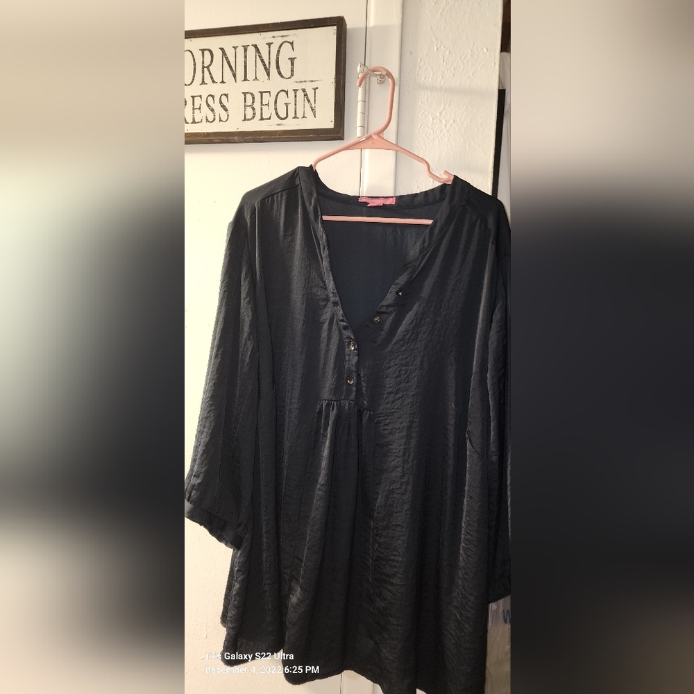 Woman Within Plus 3/4 sleeve tunic